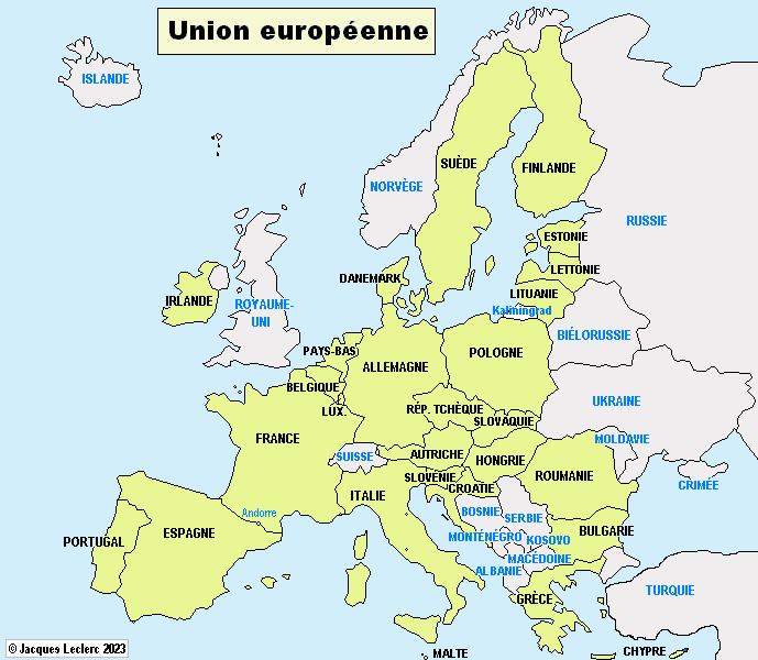 La France: Le Plus Grand Pays de l'Union Européenne